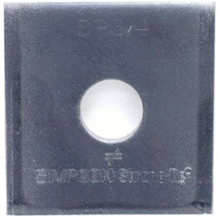 Simpson Strong-Tie Simpson Strong Tie BP 3-4-WEST 0.75 in. Bearing Plate; Pack Of 80 848935